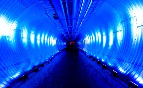 Tunnel blå