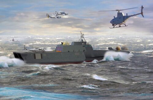 SHIP GD Austal LCS Diorama lg