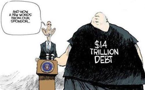 US 14 trilllions debt
