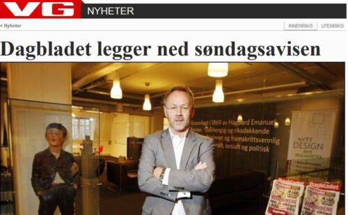 Dagbladet legger ned
