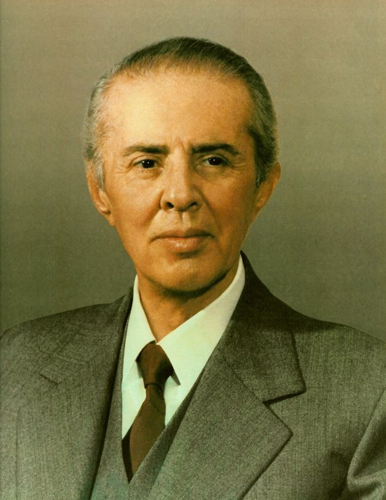 Enver hoxha portrait