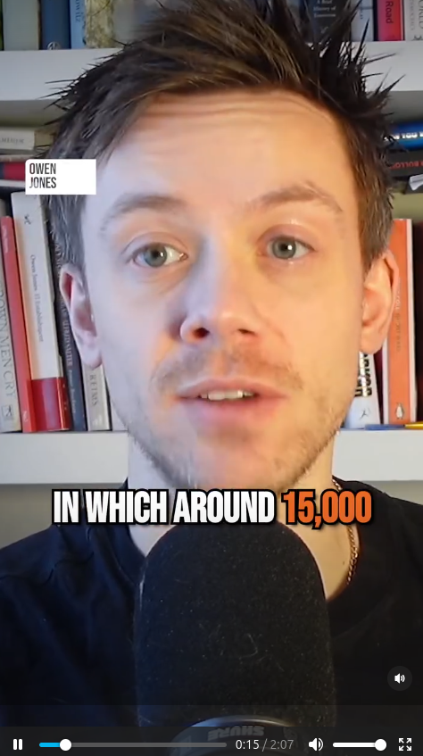 OwenJones 80yrs in Palestine
